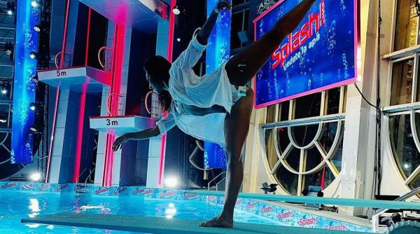 natalia duminica antrenamente in pasi de dans splash vedete la apa