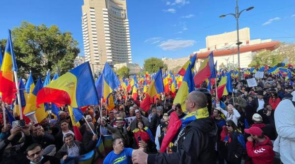 video proteste in bucuresti fata de restictii instituite in contextul pandemiei