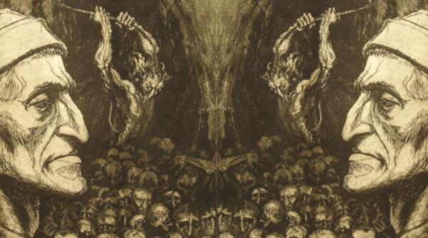 expozitia de arta divina comedie infernul vazut de marcel chirnoaga prezentata la accademia di romania in roma