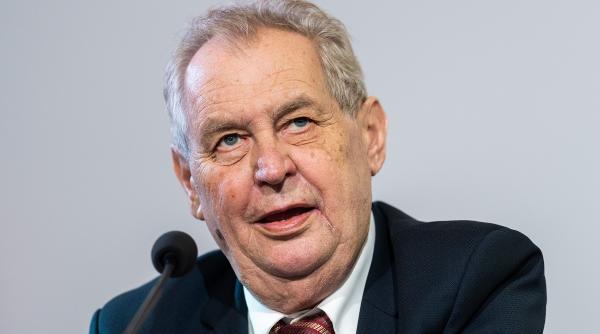 presedintele cehiei milos zeman a fost internat de urgenta la terapie intensiva
