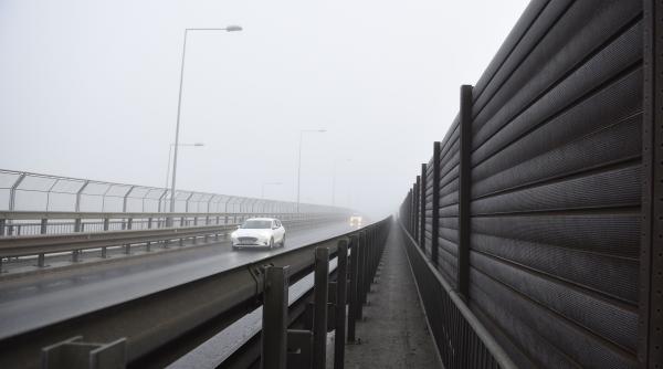 avertizare infotrafic vizibilitate redusa pe autostrada bucuresti pitesti