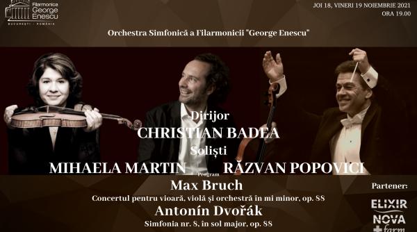 mihaela martin si razvan popovici solisti intr un nou concert cu public condus de christian badea