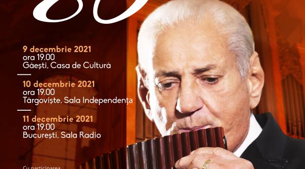 gheorghe zamfir 80 concerte extraordinare in trei orase din romania intre 9 si 11 decembrie