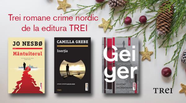 trei romane crime nordic de la trei