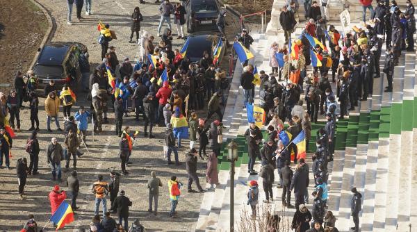 un al doilea participant la protestul de marti de la parlament a fost retinut