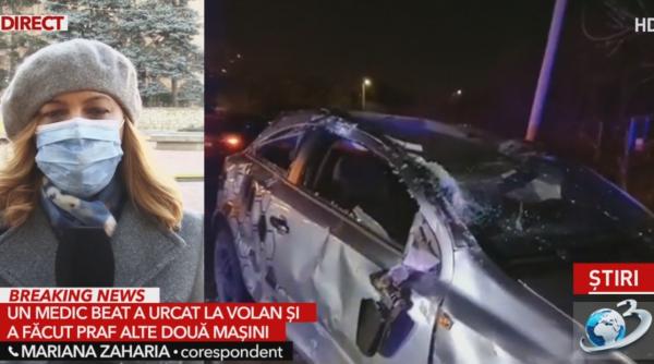 un medic din iasi a condus beat si a intrat in doua masini femeia nu este la prima abatere