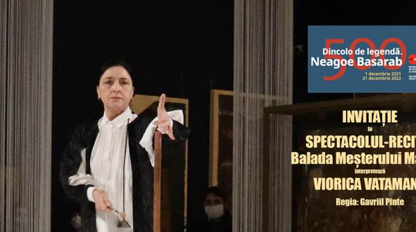 recital balada mesterului manole la muzeul national de arta al romaniei