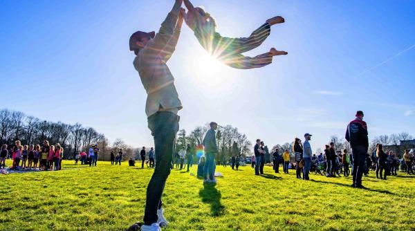 se incalzeste in capitala temperaturi de primavara
