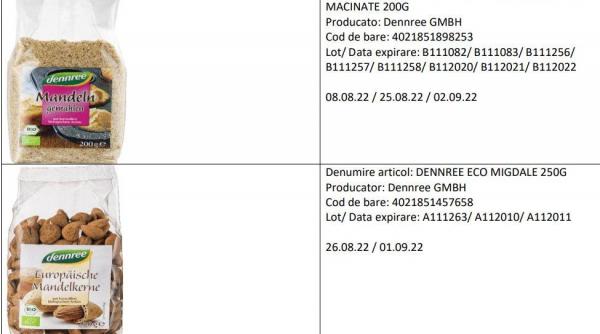 migdale cu cianura retrase din mai multe magazine din romania