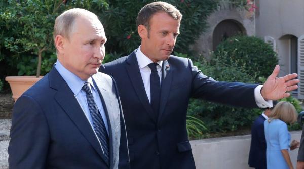 macron si putin sunt de acord sa incerce sa ajunga la o incetare a focului in estul ucrainei