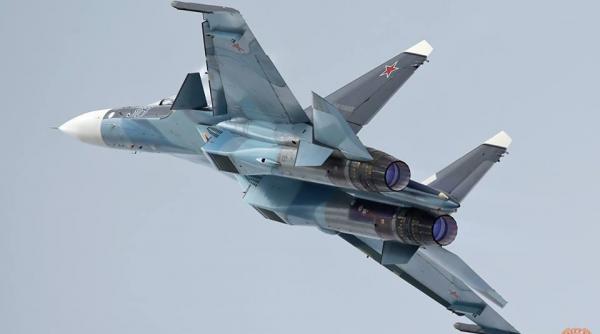 avion de vanatoare rusesc su 30 distrus deasupra marii negre