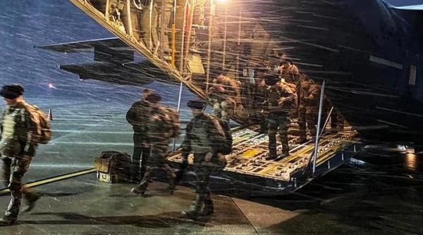 primii militari cu care contribuie franta la forta de raspuns a nato au ajuns in romania