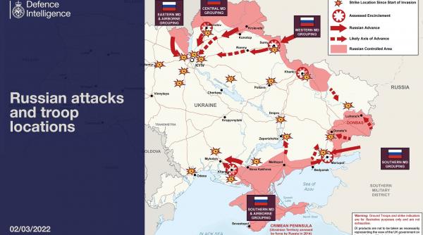 ministrul britanic al apararii orasele harkov cernihiv si mariupol sunt sub control ucrainean