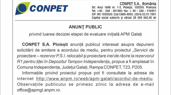 anunt public