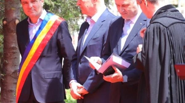 Monumentul Reformei Protestante, dezvelit de Nicușor Dan