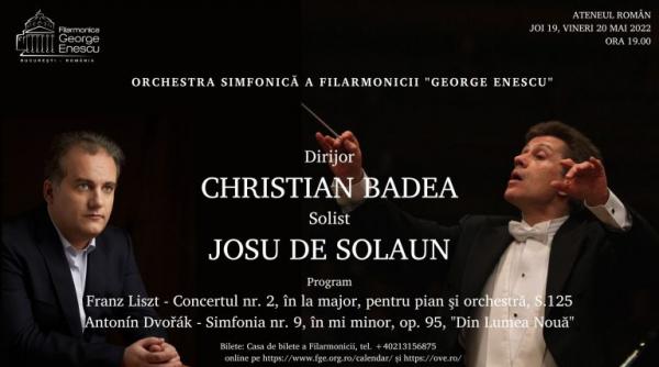 pianistul spaniol josu de solaun liszt a dat masura geniului sau in concertul pe care il voi canta impreuna cu christian badea la ateneul roman