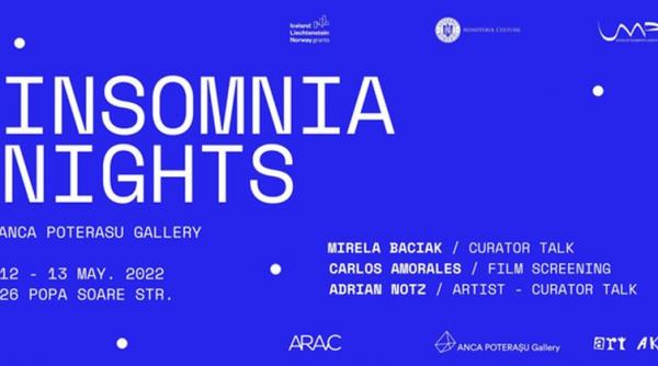 saptamana evenimentelor insomnia nights la galeria anca poterasu