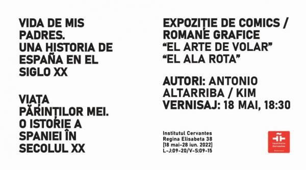 vernisaj expozitie de banda desenata roman grafic viata parintilor mei o istorie a spaniei in secolul xx