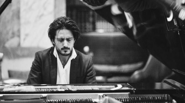 dirijorul libanez toufic maatouk si pianistul francez aimo pagin seara mozart la sala radio