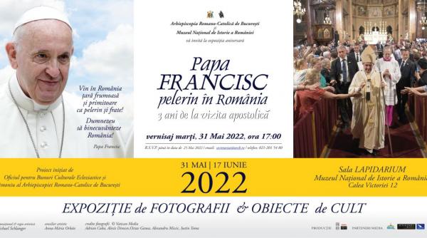 deschiderea expozitiei papa francisc pelerin in romania 3 ani de la vizita apostolica