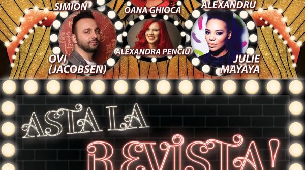 teatrul de revista constantin tanase prezinta premiera spectacolului asta la revista regia cezar ghioca invitati speciali ovi jacobsen si julie mayaya