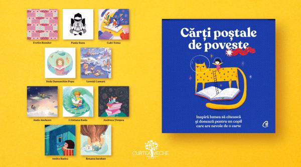 carti postale de poveste de acest 1 iunie inspira un copil sa citeasca si asociatia curtea veche doneaza in numele tau