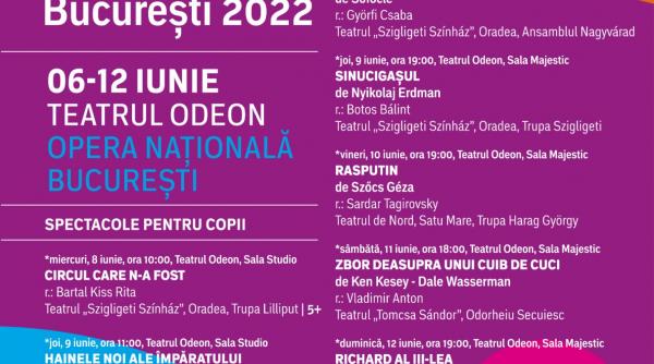 luni incepe primul festival al teatrelor maghiare la bucuresti