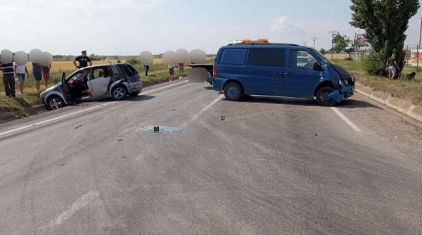 doua persoane ranite intr un accident rutier pe dn 24