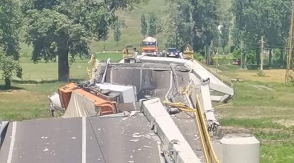incident grav in neamt un pod s a prabusit la 9 luni dupa reparatii