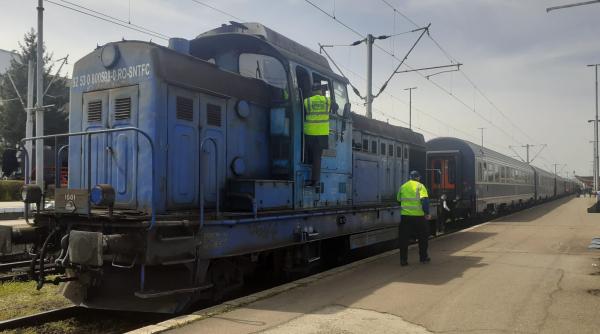 Circulația feroviară este oprită temporar pe raza Sucursalei Brașov