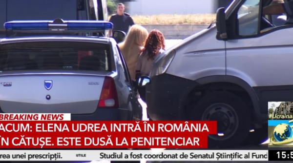 elena udrea a ajuns la penitenciarul targsor