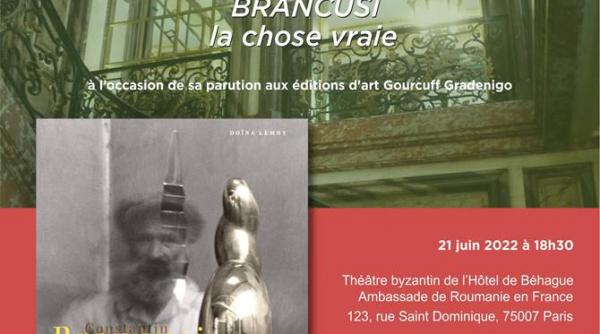 doina lemny publica un album inedit despre brancusi brancusi la chose vraie se lanseaza la icr paris