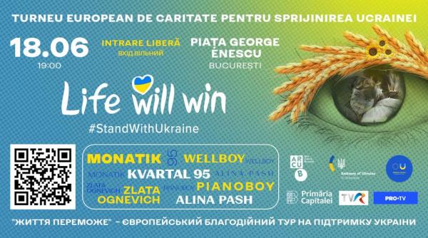 turneul european life will win in sprijinul ucrainei a ajuns la bucuresti