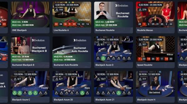 jocurile de live casino preferate de romani in anul 2022