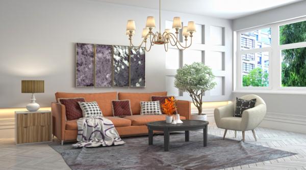 3 idei practice si cu impact pentru decorarea livingului