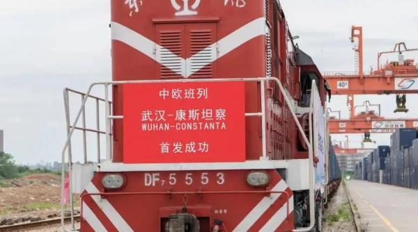 premiera in relatiile economice romano chineze primul tren de marfa a plecat din wuhan spre constanta