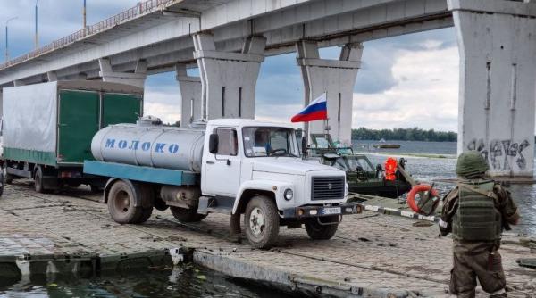 razboiul din ucraina doua poduri rutiere spre herson au fost scoase din uz
