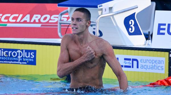 david popovici a obtinut medalia de aur in finala de 200 m liber la lima