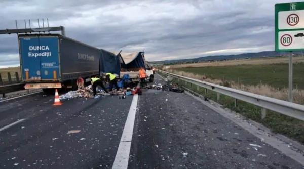 sibiu o autospeciala a lovit un microbuz traficul este blocat pe a1
