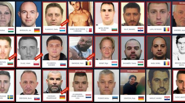 cine sunt cei 6 romani de pe lista most wanted de la europol