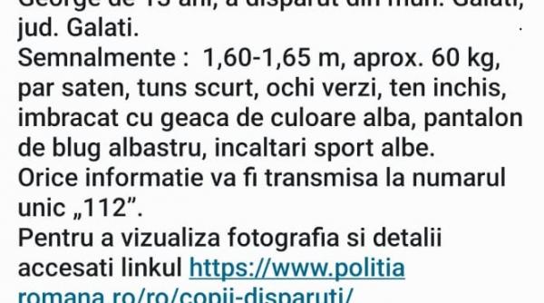 ro alert a dat rezultate copilul disparut din galati a fost gasit in gara de nord din bucuresti