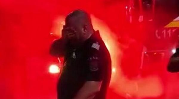 apa acopera lacrimile botez la final de cariera pentru un pompier militar