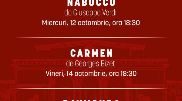 nabucco carmen si raymonda in luna octombrie pe scena operei nationale bucuresti