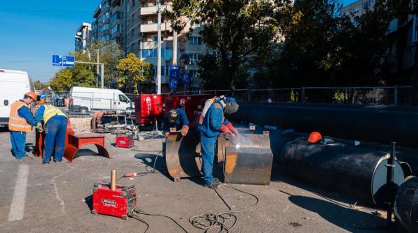 probe de presiune pe un segment al sistemului de termoficare din zona ferentari
