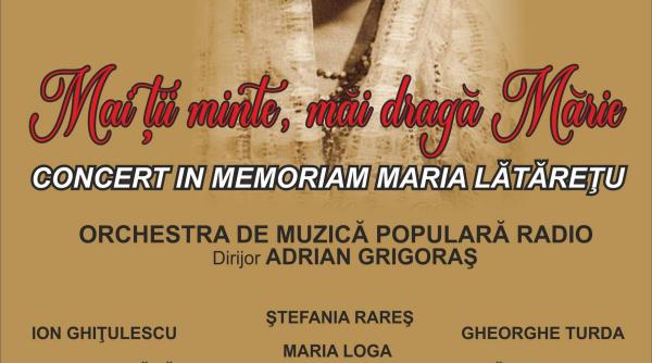 mai tii minte mai draga marie concert si lansare de album in memoriam maria lataretu