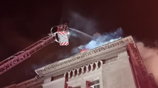 incendiu la sediul arhiepiscopiei tomisului