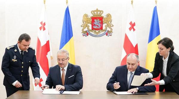 dincu a semnat un acord de colaborare intre mapn si ministerul apararii din georgia