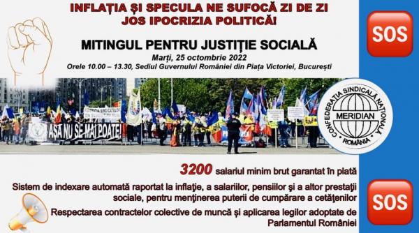proteste masive in capitala marti sindicatele vin in fata guvernului