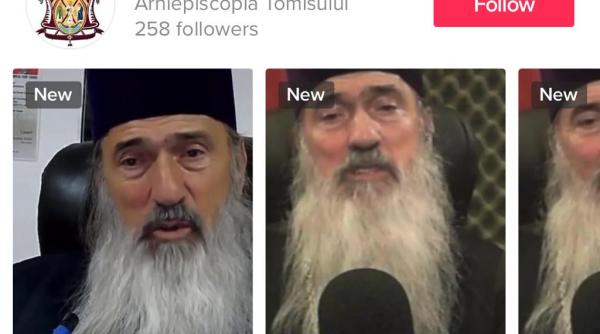 teodosie arhiepiscopul tomisului si a facut cont pe tik tok