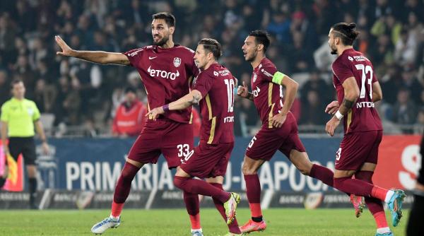 cfr cluj urca pe podium in superliga dupa o victorie la limita obtinuta greu la cs mioveni
